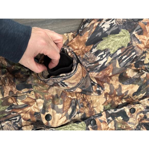 Mossy Oak concealment system jacket Men’s Medium outdoor hunting camo full zip - Picture 8 of 9
